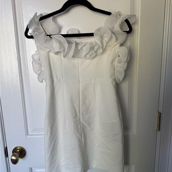 Zara Ruffle Mini Dress - Picture 2 of 3